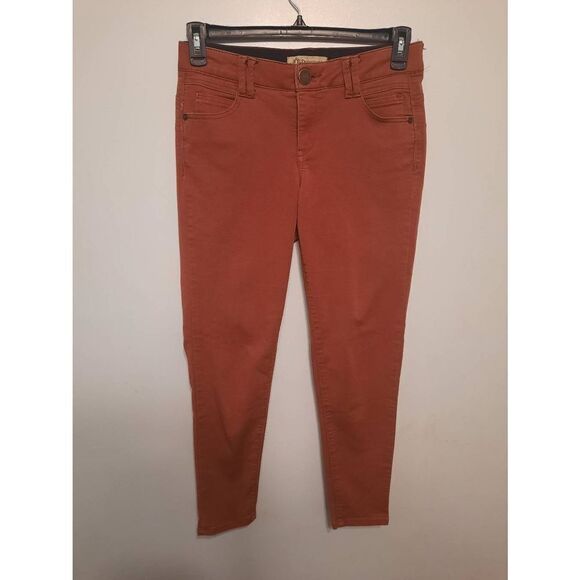 Democracy size 6 AB Technology Red Skinny Jeans - Picture 1 of 3